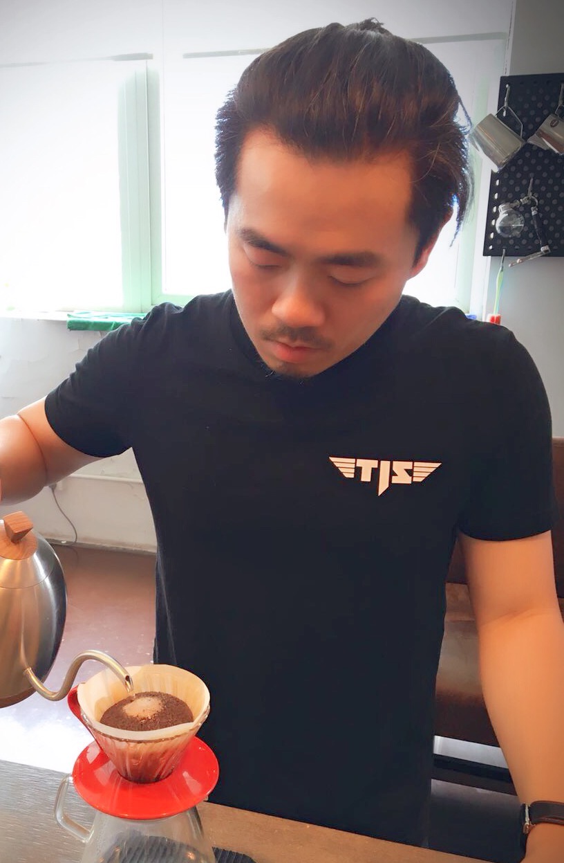 烘焙咖啡豆飄香上海的輝哥