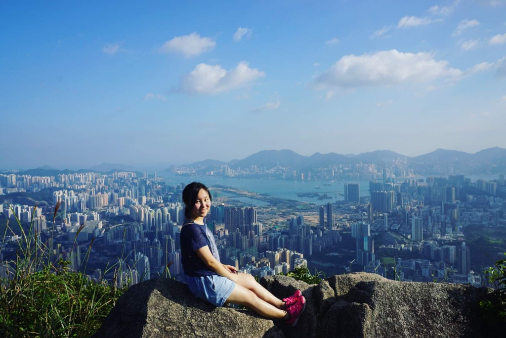 台灣妹到香港讀大學 精彩好玩最愛去爬山