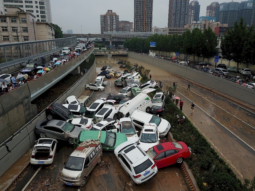 中國河南水災