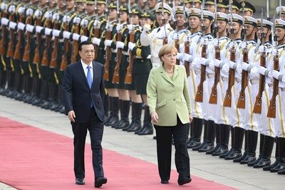 德總理梅克爾將訪北京 預料關切香港局勢