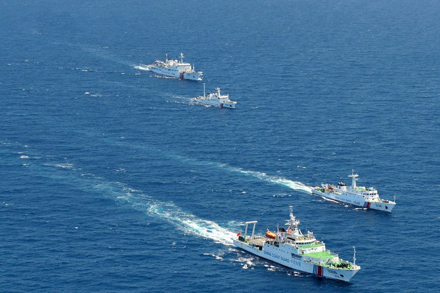 中國海警局2公務船進入青森縣日本領海