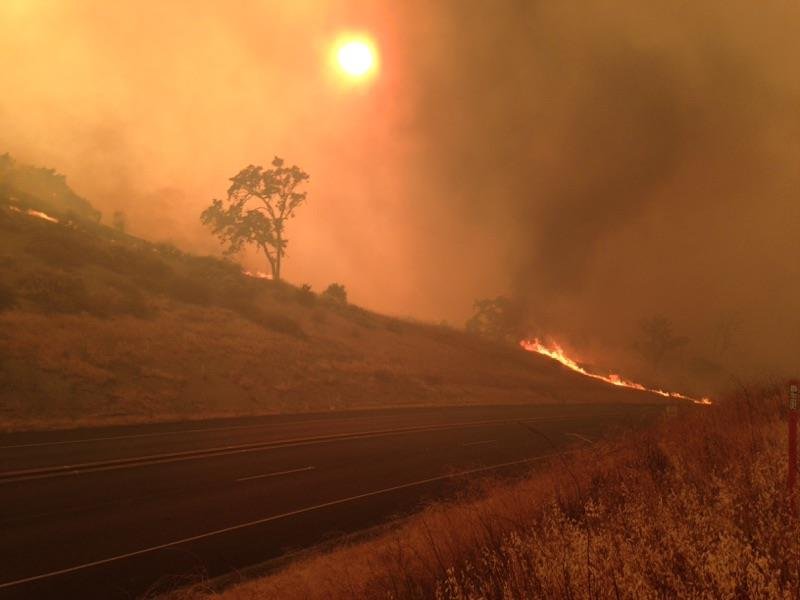 加州野火肆虐 5000居民被迫撤離家園