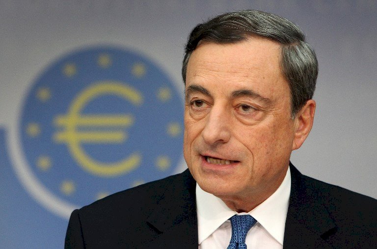 歐洲央行總裁示警 歐元區經濟表現低於預期