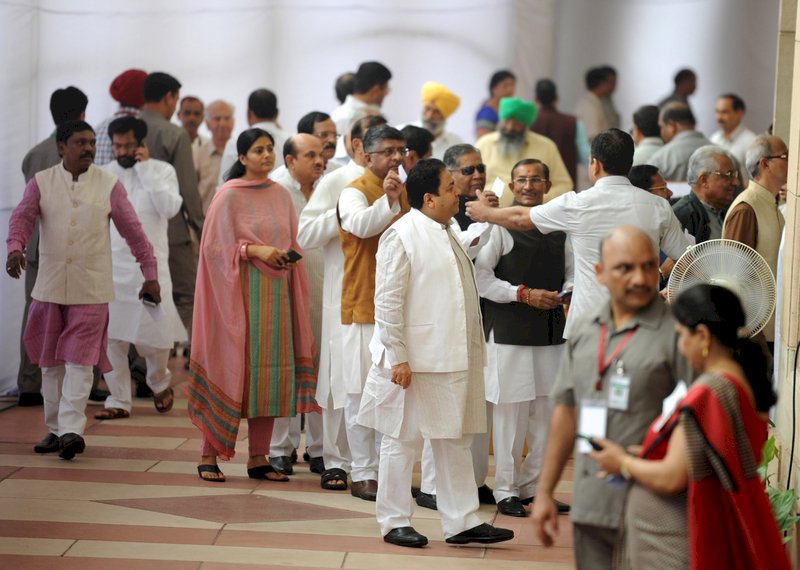 印度總統選舉計票 執政聯盟候選人領先