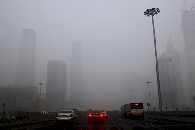 上半年中國空氣品質變差 京津冀明顯惡化