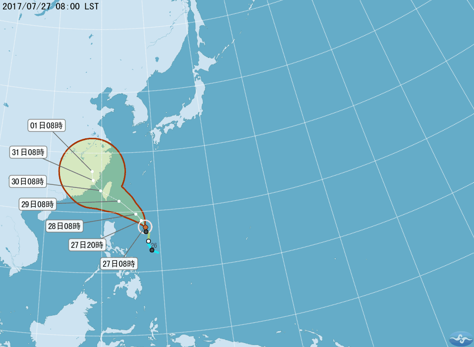 尼莎恐影響台灣 林全提醒做好防颱整備