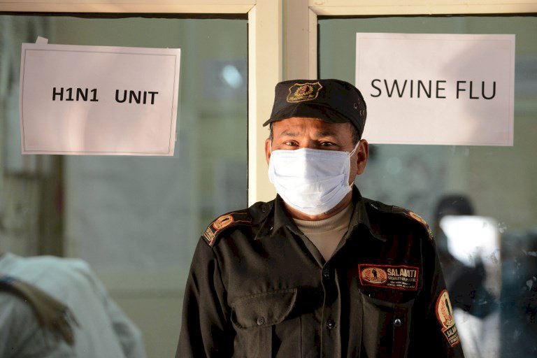 人感染豬流感病例 近來在新德里大增
