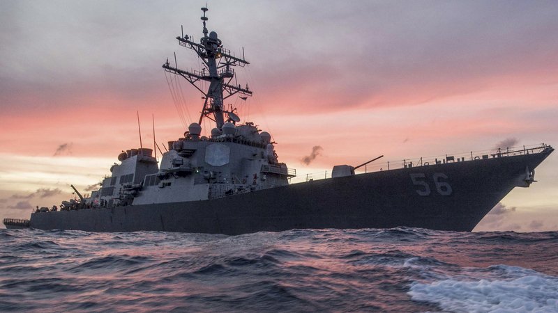 美軍艦撞商船 亞洲海域今年4度發生