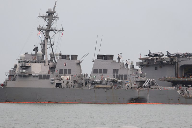 美軍艦撞船 專家疑電訊系統遭駭
