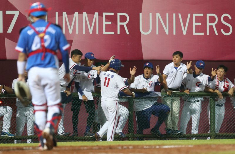 世大運棒球台韓戰 七局結束台灣3：4落後