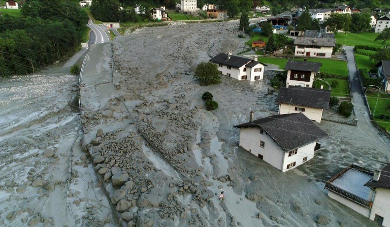 瑞士山崩引土石流 氣候變遷是禍源
