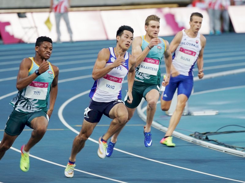 世大運男子200公尺 楊俊瀚分組第二進決賽
