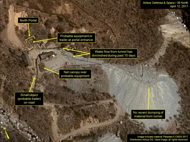 方便外媒採訪豐溪里核試場拆除 北韓搶修道路