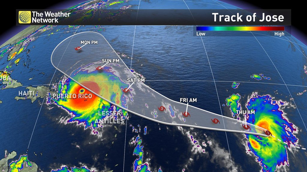NHC：颶風荷西威力預料將轉弱