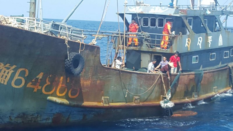 大陸漁船越界 澎海巡護永專案查扣2艘