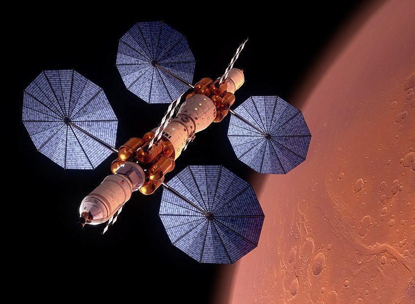 靠水提供動力 登陸器將載人探索火星