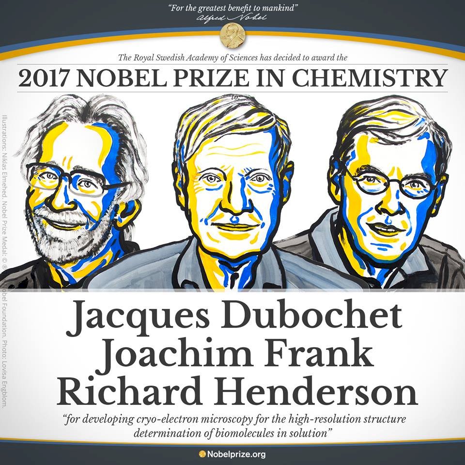 2017諾貝爾化學獎得主：3人共享榮耀