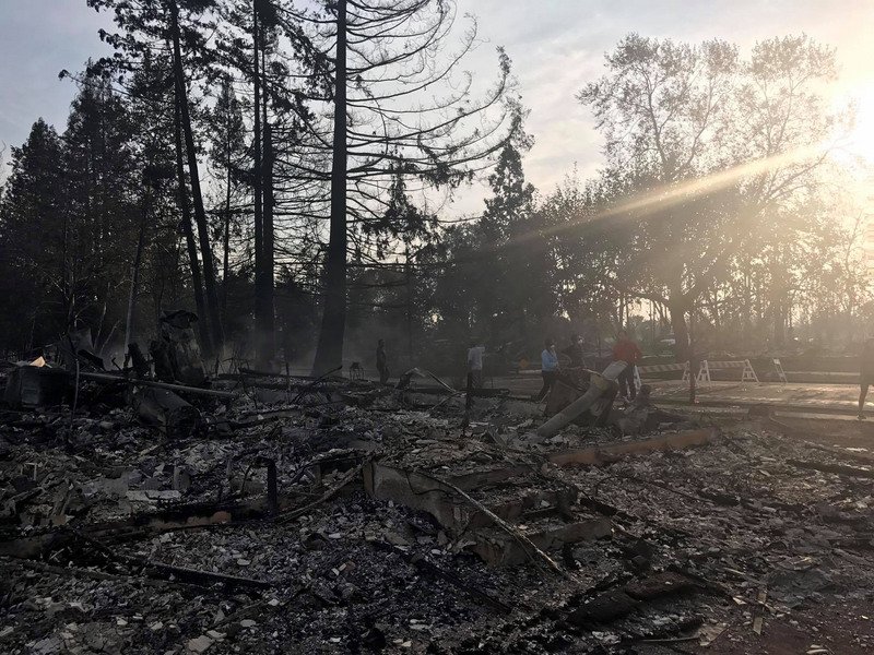 加州史上最慘 野火延燒至少38死