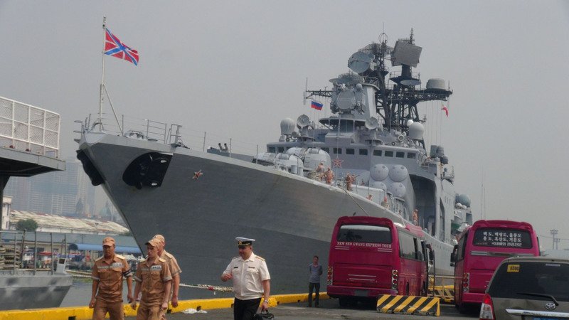 俄艦隊訪菲 軍事關係持續升溫