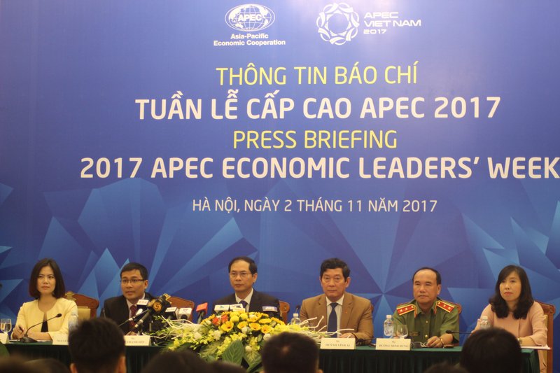 主辦2017年APEC 越南準備就緒