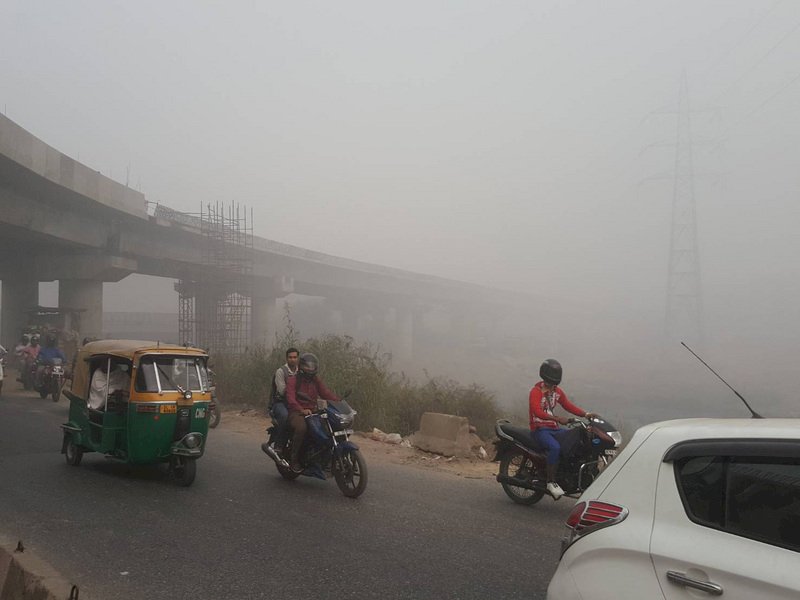 印度首都新德里 今空汙再惡化