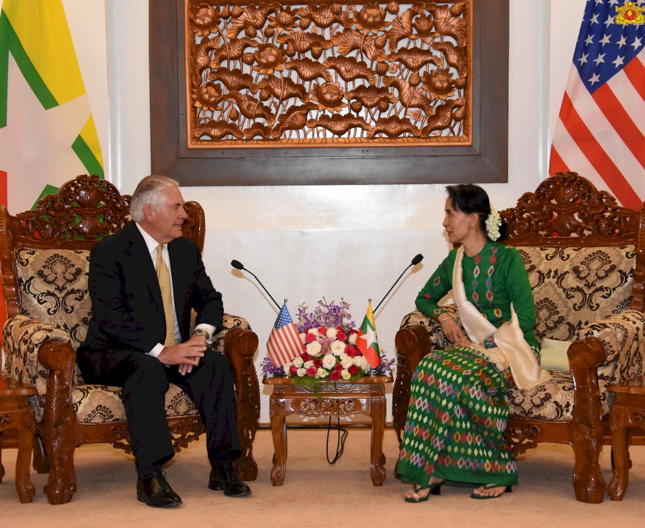 美國務卿：此時不建議制裁緬甸