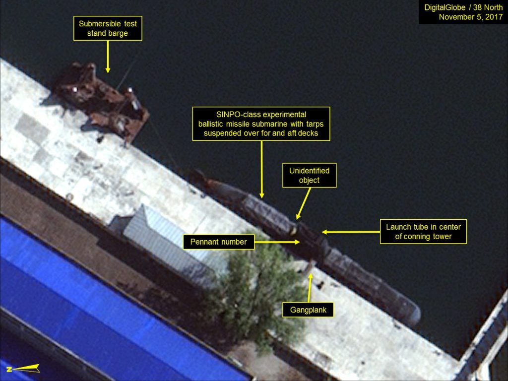 北緯38度：北韓正建造新彈道飛彈潛艦