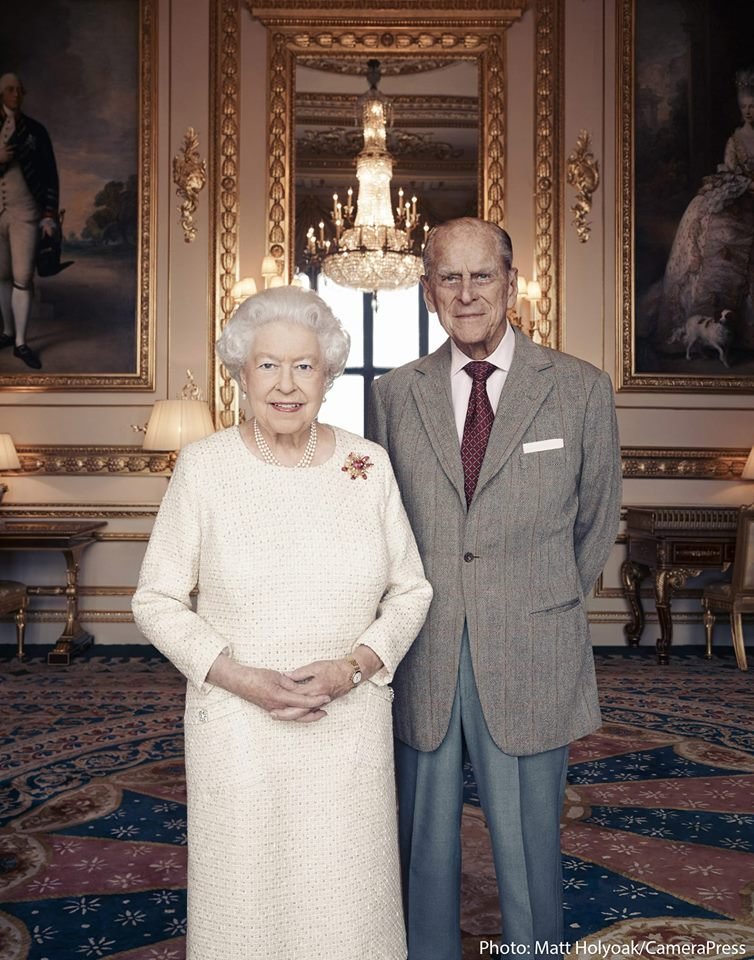 英女王慶結婚70週年 王室公布合影