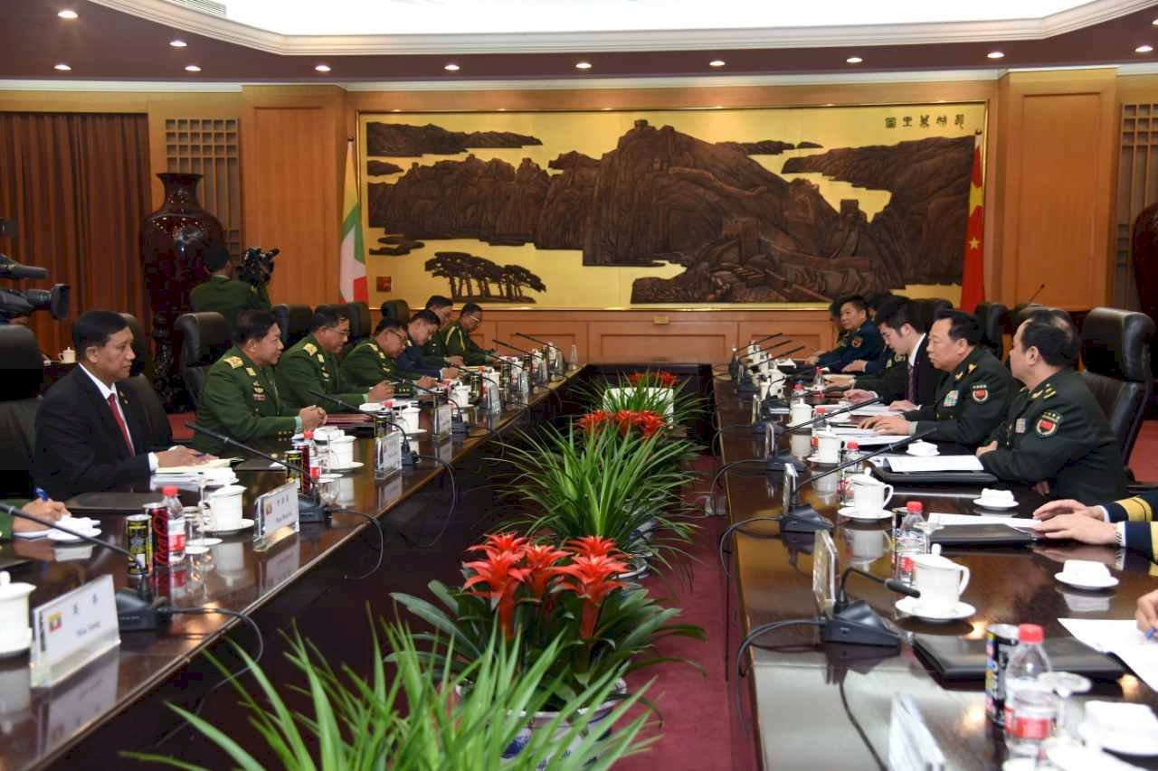 中國軍方高層籲中緬加強軍事聯絡