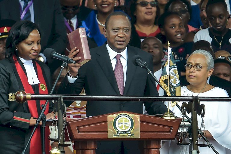 肯亞總統就職 反對派預告下月將打對台