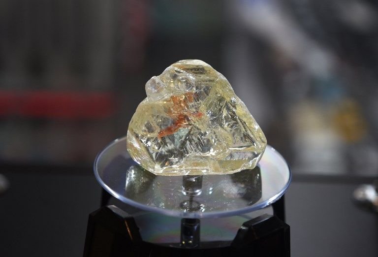 獅子山巨大「和平鑽石」 650萬美元拍出
