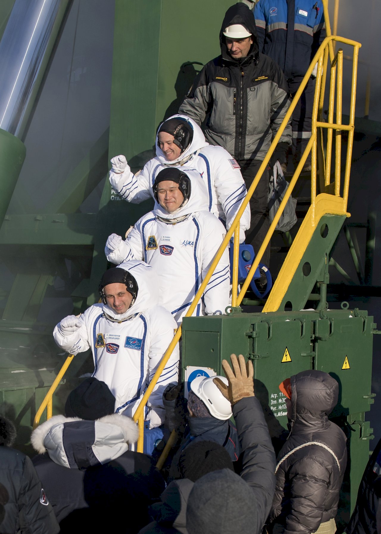 俄日美太空人 啟程前往國際太空站