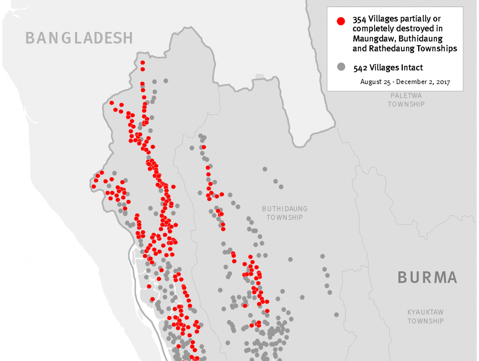 HRW：遣返協議簽署 緬軍仍燒洛興雅村落