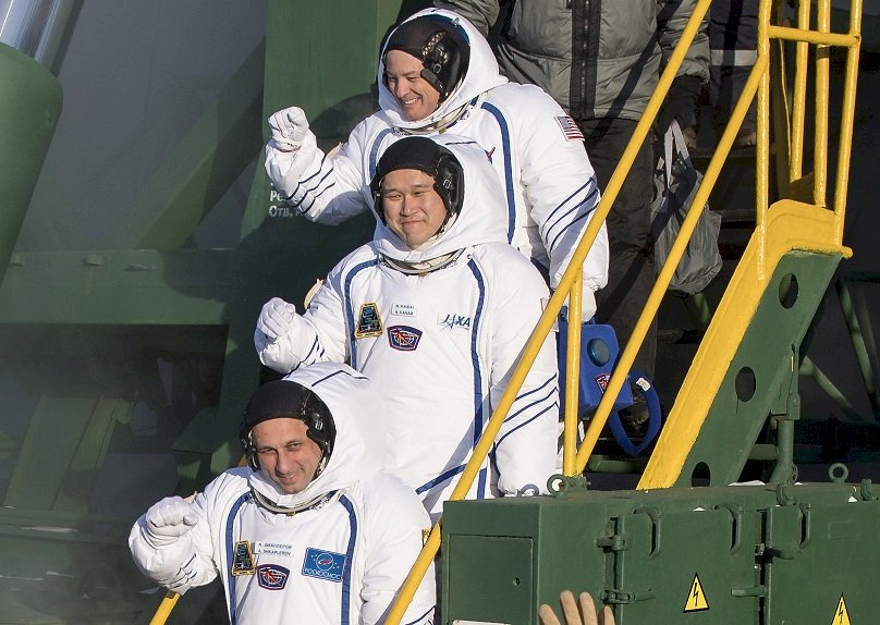 俄美日3太空人 飛抵國際太空站