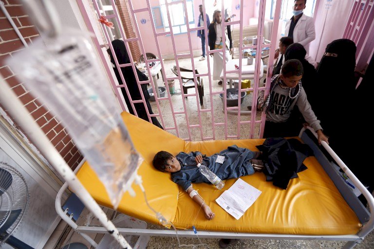 UN：葉門霍亂疫情飆高 疑似病例近11萬