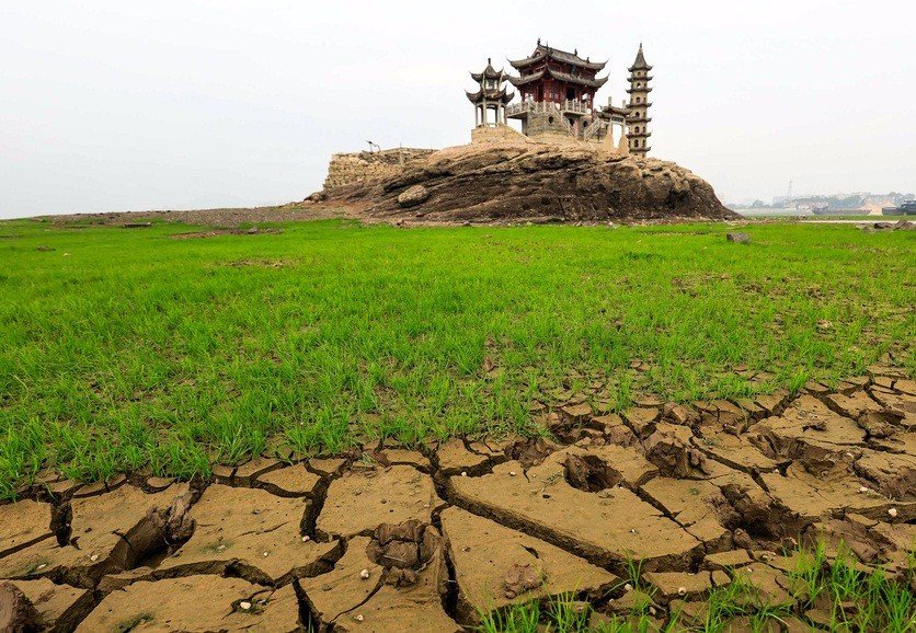 中國12月氣象 溫度偏高降水少58%