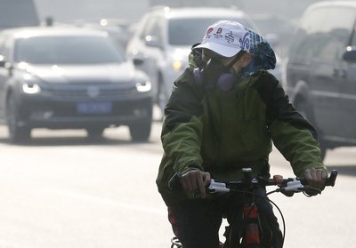 霧霾來襲 中國京津冀25城市啟動預警