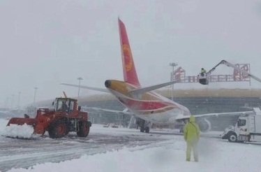 大雪干擾空中交通 中國至少3機場關閉