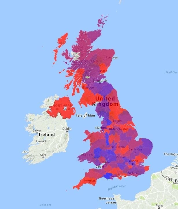 澳洲流感肆虐英國 感染地圖一片紅