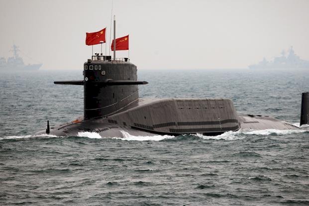 中國潛艦潛航奄美大島外海 日反潛機護衛艦因應