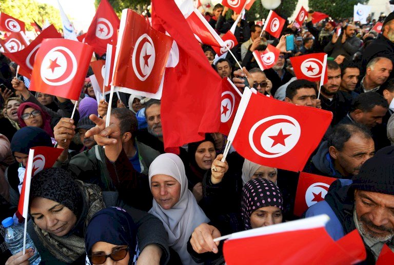 茉莉花革命7周年 突尼西亞人還在抗議