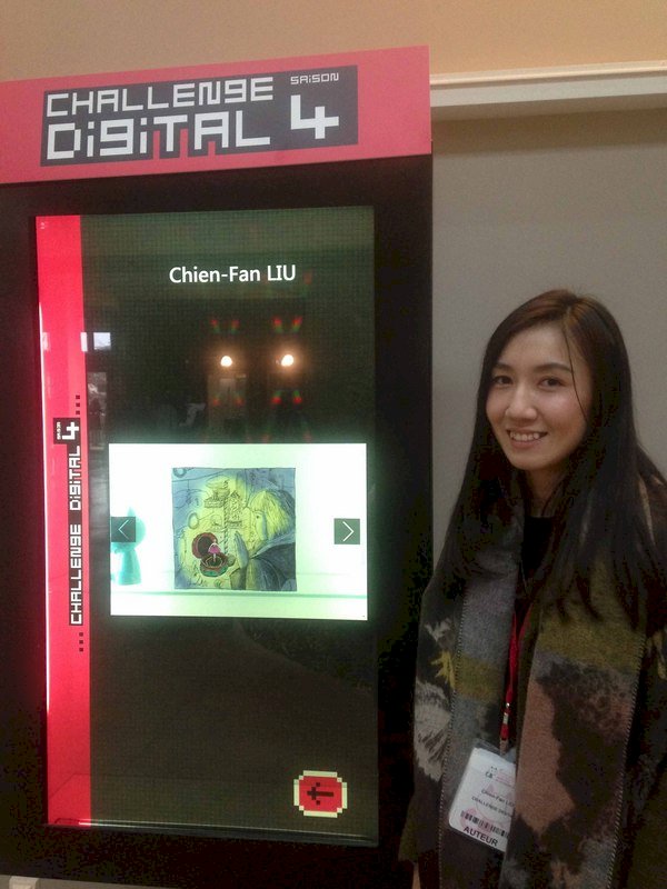 劉倩帆首戰安古蘭 獲數位漫畫獎第二名
