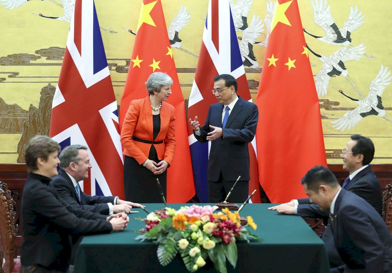 英媒：中國施壓簽一帶一路 英首相拒絕