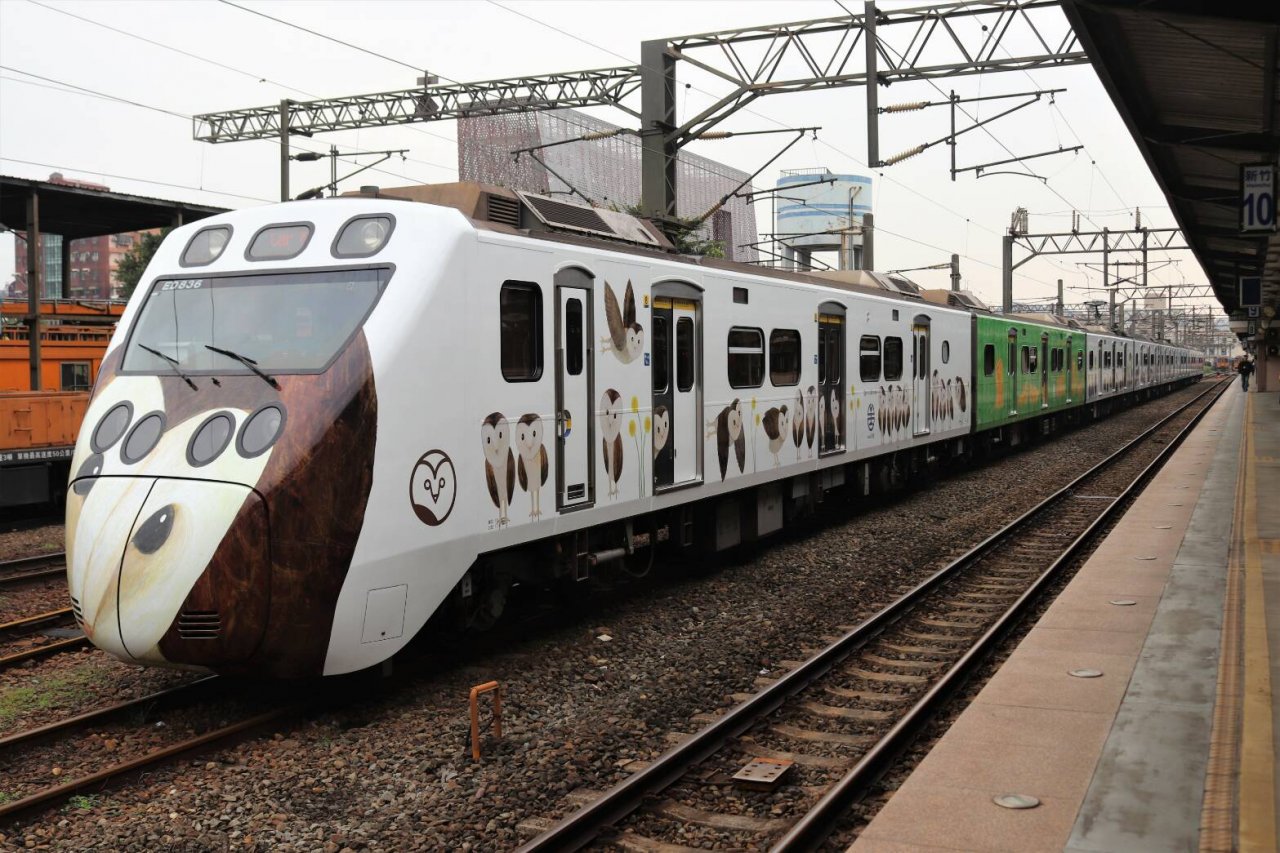 里山動物彩繪列車首航 國土生態綠網啟動