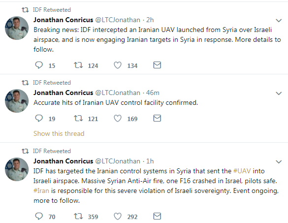 以色列擊落伊朗無人機 在敘攻擊伊目標
