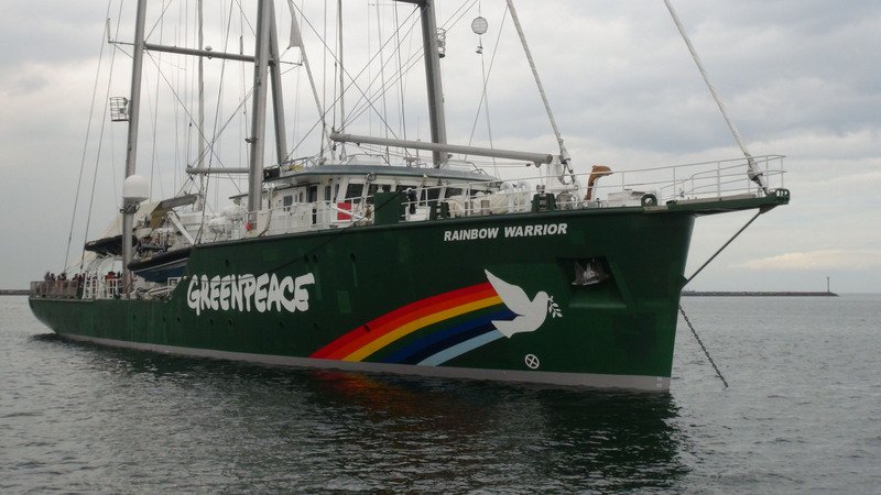 彩虹勇士號訪菲 展開氣候正義之旅