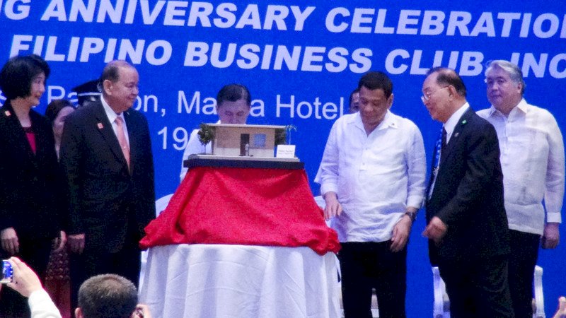 華人捐屋重建戰區 菲國總統杜特蒂感謝