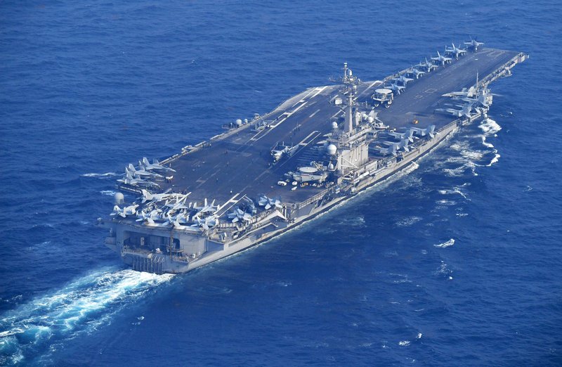 美航母下月訪越 推動雙邊防務合作