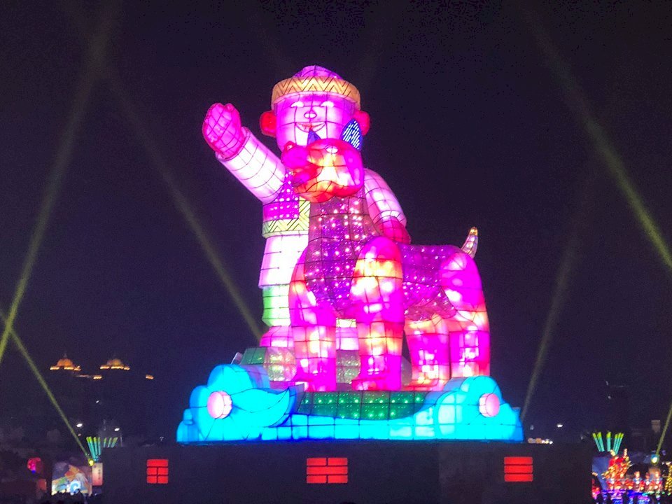 2018台灣燈會在嘉義 主燈今晚試燈