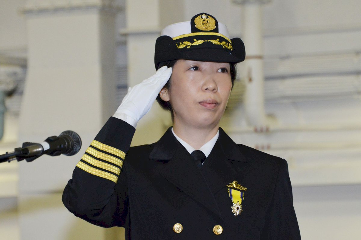 日本海上自衛隊 出現首位女司令